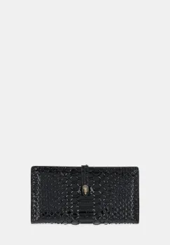 Kurt Geiger London portofel de piele culoarea negru, 5021800719 imagine