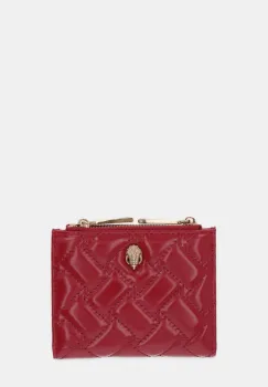 Kurt Geiger London portofel de piele MINI PURSE KENSINGTON culoarea rosu, 4198750319 imagine