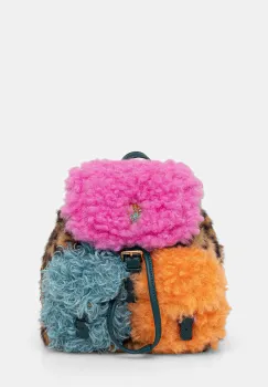 Kurt Geiger London rucsac HOXTON culoarea roz, mic, cu imprimeu, 5023669999 imagine