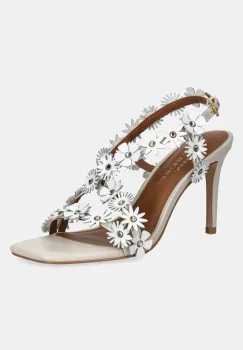 Kurt Geiger London sandale de piele Flower Sandal culoarea alb, 4353244109 imagine