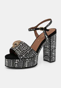 Kurt Geiger London sandale Kensington Platform Sdl culoarea negru, 9798809999 imagine