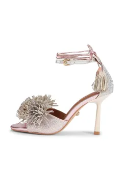 Kurt Geiger London sandale Pom Pom Ankle Tie Sandal imagine