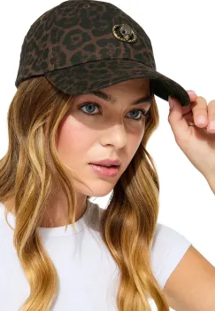 Kurt Geiger London sapca de baseball din bumbac Chelsea culoarea maro, 4419039499 imagine