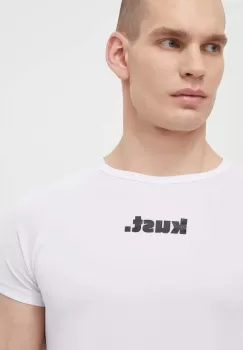 kust. tricou culoarea alb, cu imprimeu imagine