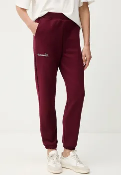 La Mania pantaloni de trening RIDGE culoarea gri, uni, RIDGE imagine
