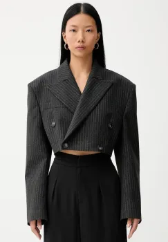 La Mania sacou FRAN culoarea gri, cu doua randuri de nasturi, uni, FRAN imagine