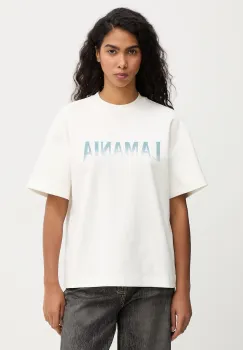 La Mania tricou din bumbac DEVONTE culoarea bej, DEVONTE imagine