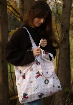 La Millou geanta WINTER COTTAGE Torba Shopper Bag L imagine