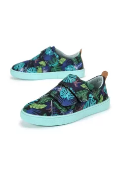 La Millou tenisi copii MAGIC JUNGLE culoarea turcoaz imagine