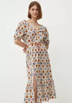 La Petite Francaise rochie din bumbac midi, evazati, PFRECONFORT imagine