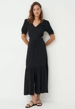 La Petite Francaise rochie RETARD culoarea negru, maxi, evazati imagine