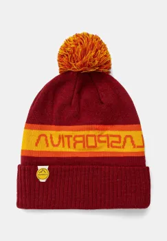 LA Sportiva caciula Orbit culoarea bordo, din tricot gros, Y64320102 imagine