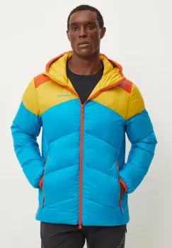 LA Sportiva geaca sport din puf Nature Down culoarea turcoaz, F18614735 imagine
