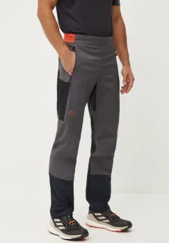 LA Sportiva pantaloni sport Ikarus barbati, culoarea gri, L98900322 imagine