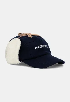 LA Sportiva sapca de baseball din amestec de lana Forest Earflap culoarea bleumarin, ZZCH044 imagine