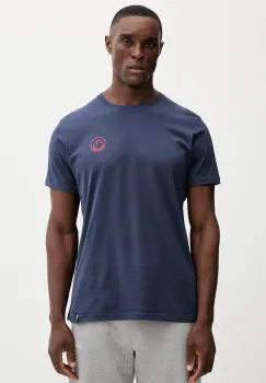 LA Sportiva tricou din bumbac Circle Logo culoarea bleumarin, cu imprimeu, ZACT189 imagine