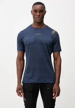 LA Sportiva tricou sport Sunfire culoarea bleumarin, cu imprimeu, ZAST005 imagine