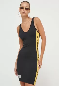 LaBellaMafia rochie culoarea negru, mini, mulata imagine