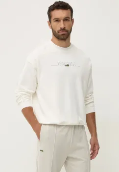 Lacoste bluza barbati, culoarea bej, modelator, SH3878 imagine