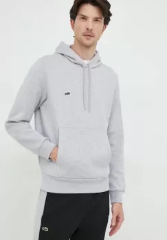 Lacoste bluza barbati, culoarea gri, cu gluga, neted SH9623-031 imagine