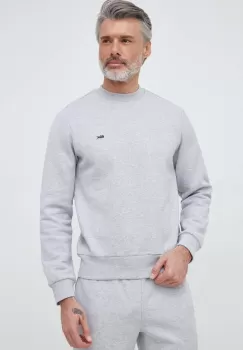 Lacoste bluza barbati, culoarea gri, neted imagine