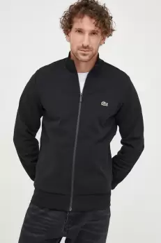 Lacoste bluza barbati, culoarea negru, neted imagine