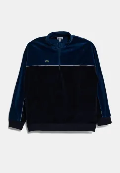 Lacoste bluza copii culoarea albastru marin, modelator, SJ2466 imagine
