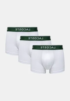 Lacoste boxeri 3-pack barbati, culoarea alb, 5H1300 imagine