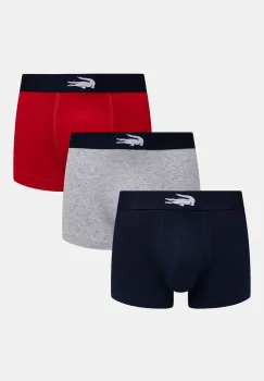 Lacoste boxeri 3-pack barbati, culoarea albastru marin imagine