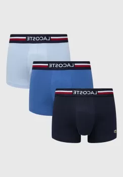 Lacoste boxeri 3-pack barbati, culoarea albastru marin imagine
