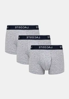 Lacoste boxeri 3-pack barbati, culoarea gri, 5H1300 imagine