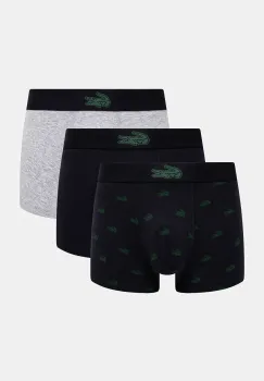 Lacoste boxeri 3-pack barbati, culoarea negru, 5H5154 imagine
