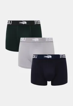 Lacoste boxeri barbati bumbac cu elastan pachet de 3 imagine