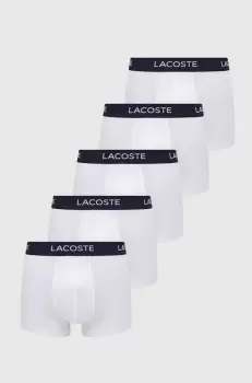 Lacoste boxeri barbati, culoarea alb imagine