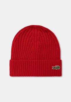 Lacoste caciula de lana imagine