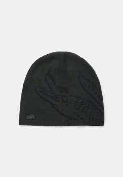 Lacoste caciula de lana culoarea negru, de lana, din tesatura unia, RB3021 imagine