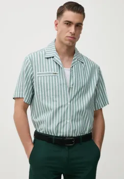 Lacoste camasa barbati, culoarea verde, relaxed, CH9083 imagine