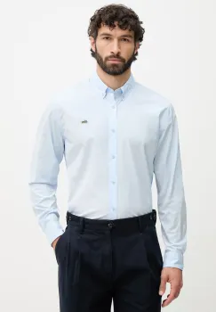 Lacoste camasa pentru barbati, din bumbac imagine