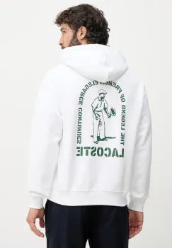 Lacoste hanorac cu gluga pentru barbati, din bumbac imagine