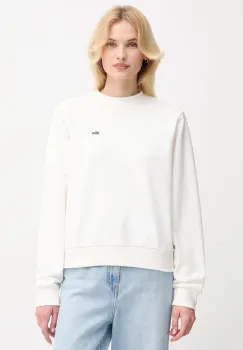 Lacoste hanorac de bumbac culoarea bej, neted, SF5270 imagine