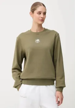 Lacoste hanorac de bumbac culoarea verde, cu imprimeu, SH2736 imagine