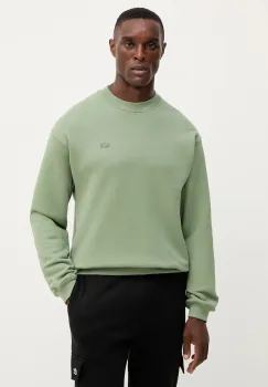Lacoste hanorac de bumbac culoarea verde, uni, SH7745 imagine