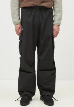 Lacoste pantaloni barbati, culoarea negru, drept, XH2930 imagine