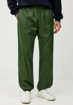 Lacoste pantaloni de trening culoarea verde, cu imprimeu, XH8908 imagine
