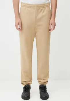Lacoste pantaloni de trening din bumbac culoarea verde, uni, XH9833 imagine