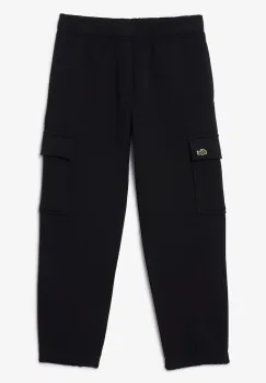 Lacoste pantaloni de trening pentru copii culoarea negru, uni, XJ7345 imagine