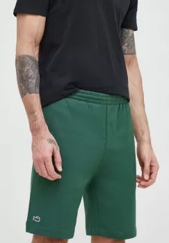 Lacoste pantaloni scurti barbati, culoarea verde imagine