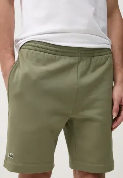 Lacoste pantaloni scurti barbati, culoarea verde imagine