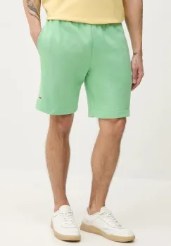 Lacoste pantaloni scurti barbati, culoarea verde imagine