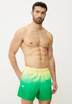 Lacoste pantaloni scurti de baie culoarea galben, MH9108 imagine